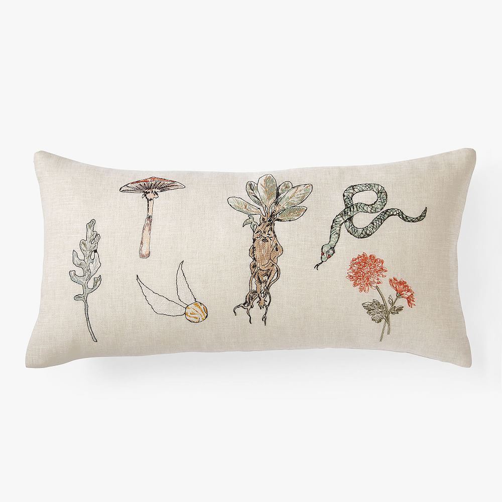 Harry Potter&#8482; Herbology Embroidered Pillow