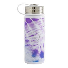 Purple Navy Laguna Tie-Dye Backpack &amp; Slim Water Bottle Bundle