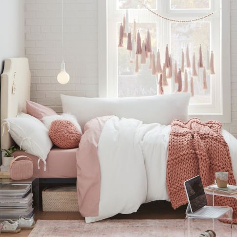 Bohemian Blush Dorm Room
