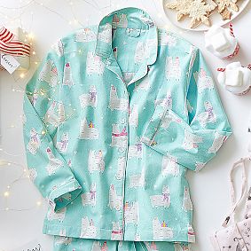 Happy Llama Organic Flannel Pajama Set