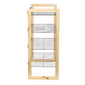 Wood &amp; Metal Storage Shelf