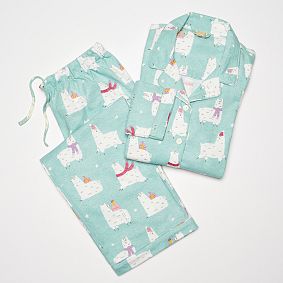 Happy Llama Organic Flannel Pajama Set
