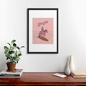 Surfin' Cowboy Art