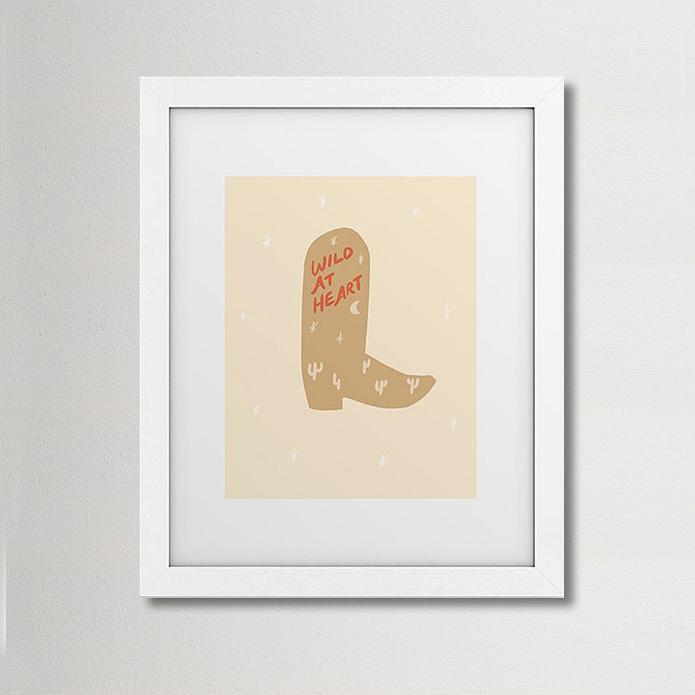Wild at Heart Cowboy Boot Art