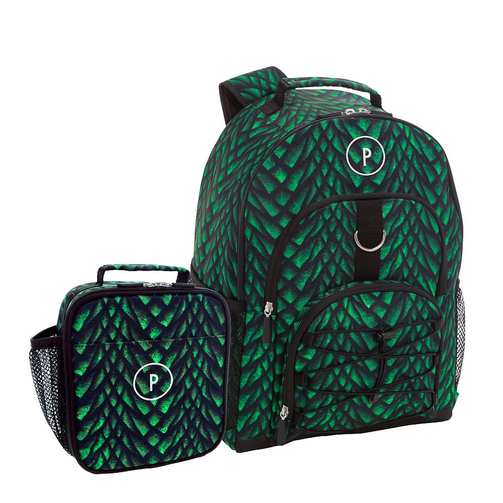 Gear-Up Dragon Skin  Backpack &amp; Classic Lunch Box Bundle, Set of 2