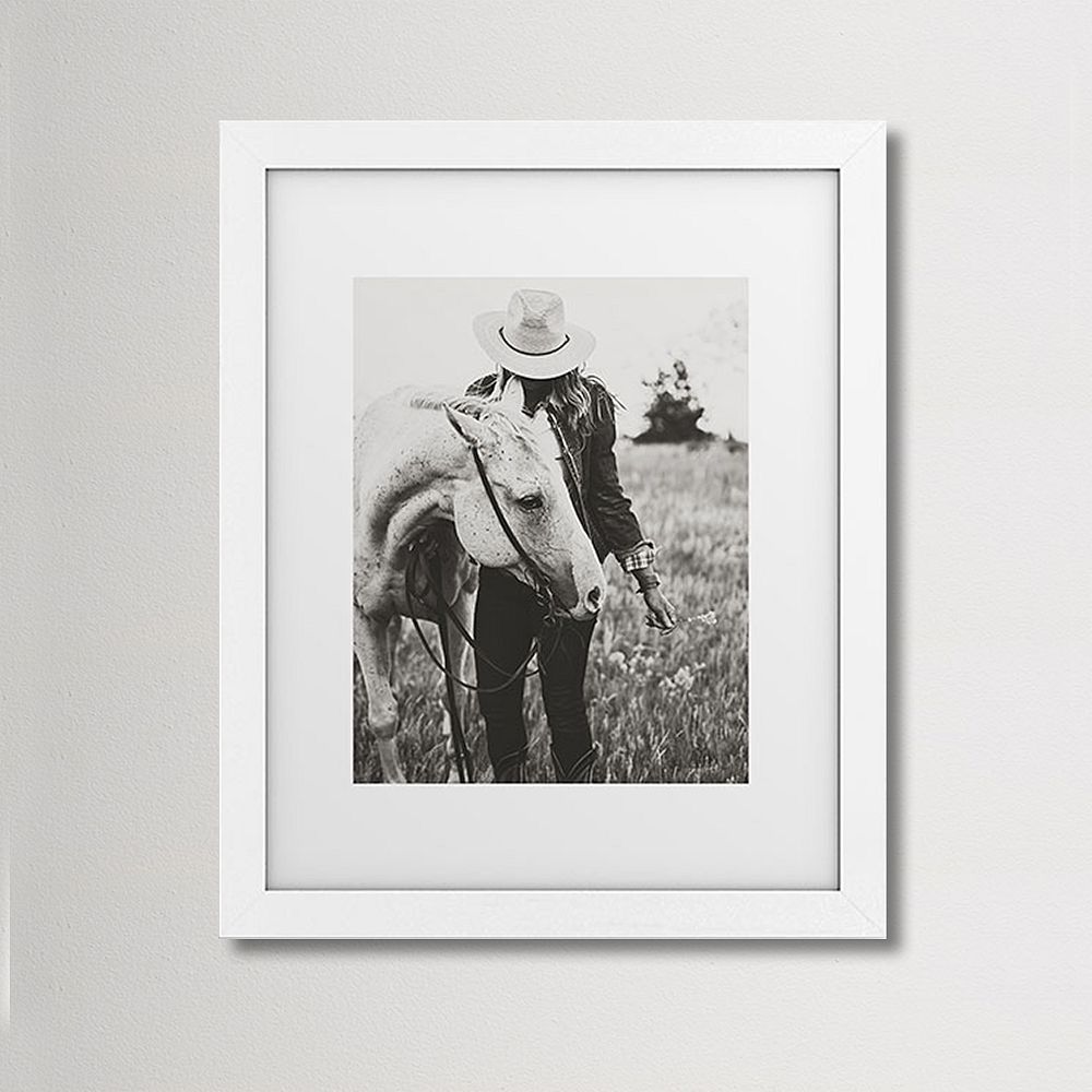 Cowgirl and Her Horse Art