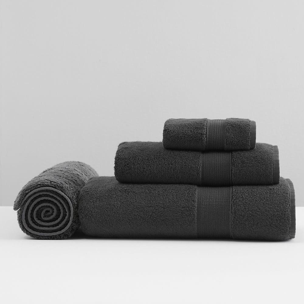 Quick-Dry Towel &amp; Bath Mat Bundle - Charcoal