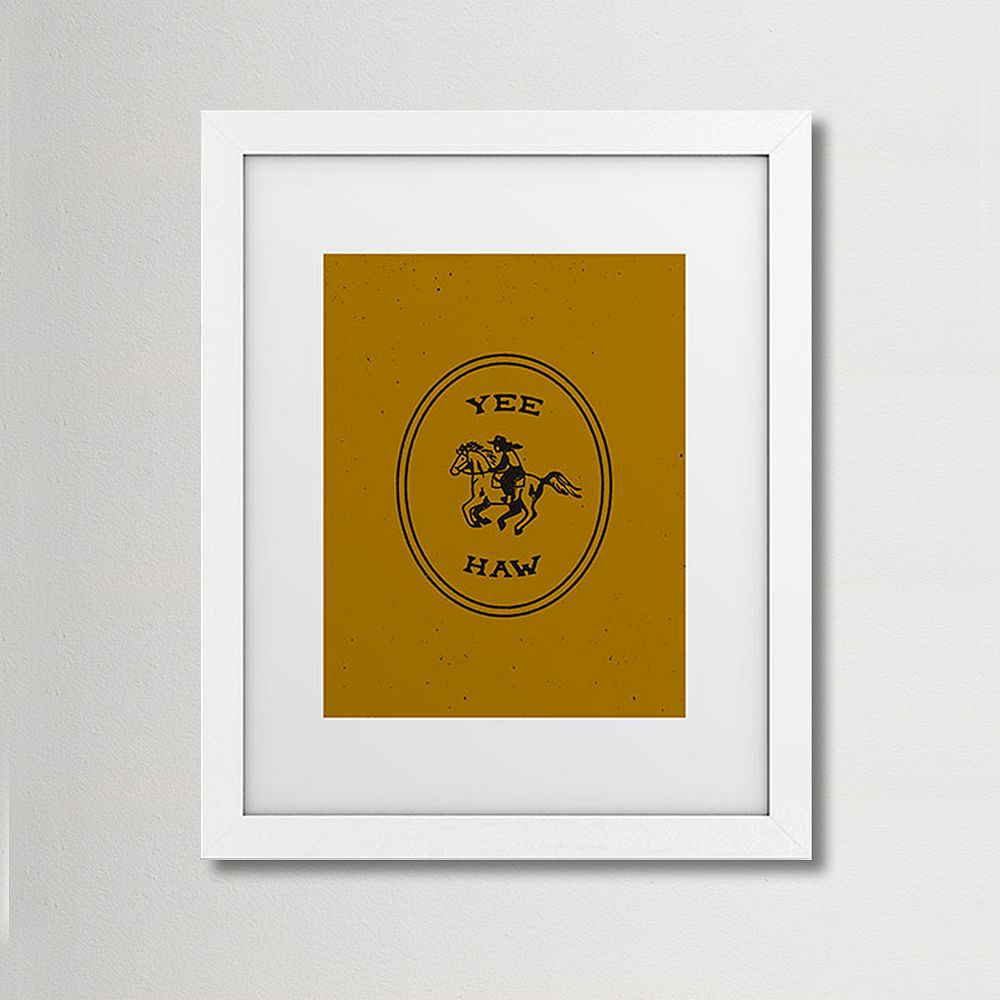 Yee Haw Gold Art