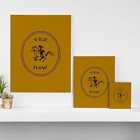 Yee Haw Gold Art