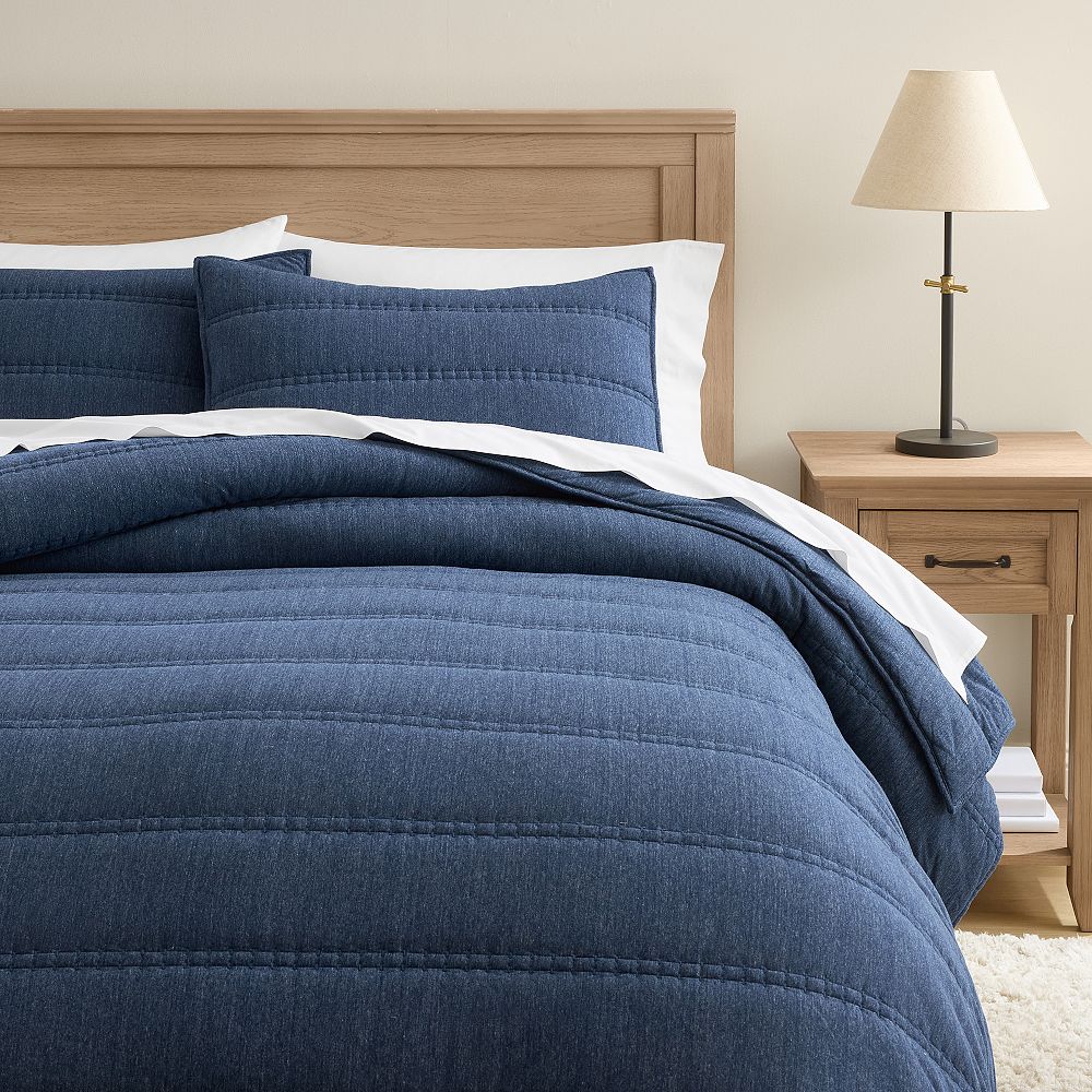 Seed Stitch Cloud Jersey Comforter