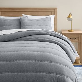 Seed Stitch Cloud Jersey Comforter