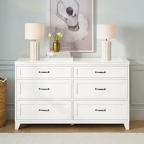 Hampton 6-Drawer Dresser (56w x 19.5d&quot;)