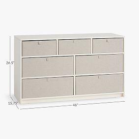 7-Drawer Fabric Storage Organizer (46&quot;x27&quot;)