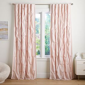 Microfiber Pintuck Noise Reducing Blackout Curtain