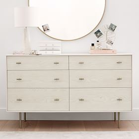 west elm x pbt Modernist 6-Drawer Dresser Pottery Barn Teen
