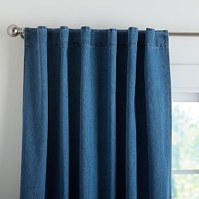 Grayson Denim Curtain Set