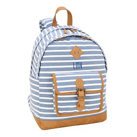 Northfield Light Blue Stripe Backpack