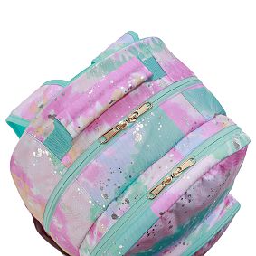 Gear-Up Tie-Dye Metallic Backpack