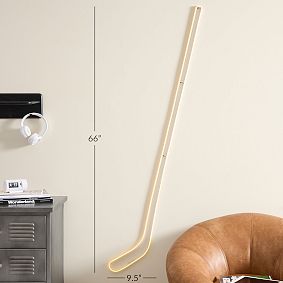 Hockey Stick Neon Wall Light