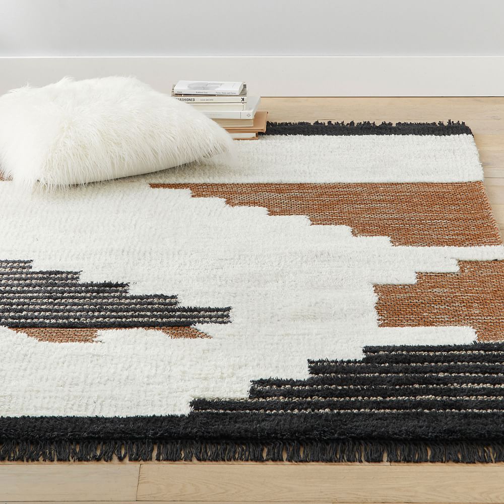 west elm x pbt Colca Wool Rug - Natural Multi