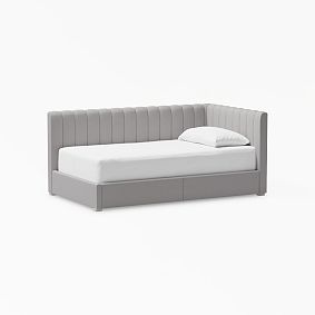 Avalon Upholstered Corner Storage Bed