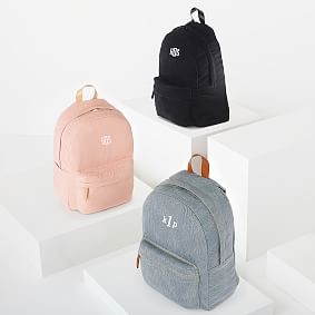 Black Everyday Denim Backpack