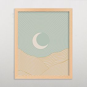 Minted&#174; Sun &amp; Moon II Framed Wall Art