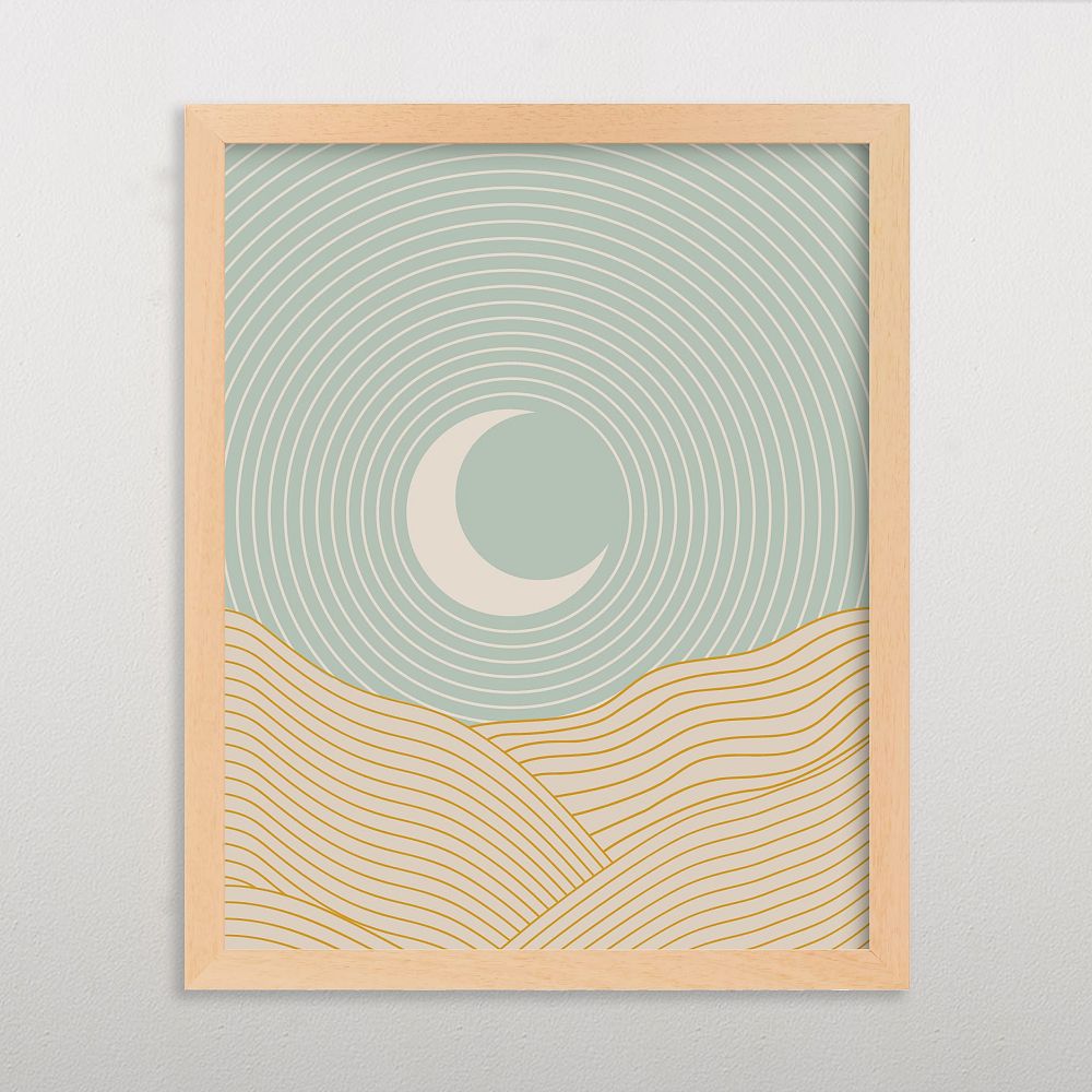Minted&#174; Sun &amp; Moon II Framed Wall Art