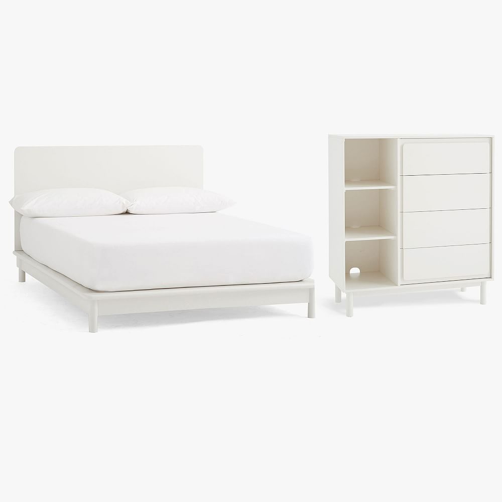 Tilden Platform Bed &amp; 4-Drawer Dresser Set