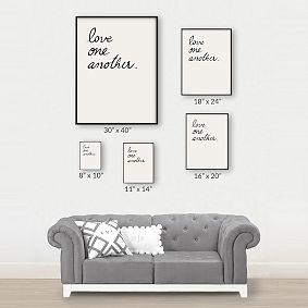 Minted&#174; Love one, Love all Framed Art by Maja Cunningham