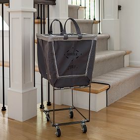 Steele Canvas Elevated Small Rectangle Basket on Wheels