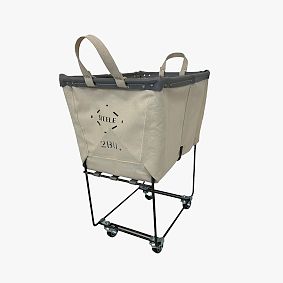 Steele Canvas Elevated Small Rectangle Basket on Wheels
