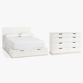 Rhys Storage Bed &amp; 8-Drawer Dresser Set