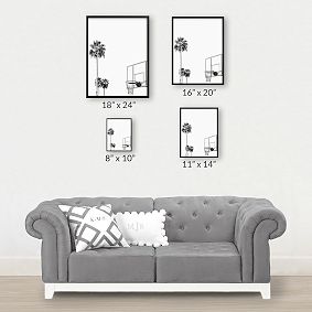 Minted&#174; Hoops and Palms Framed Art by Irene Suchocki