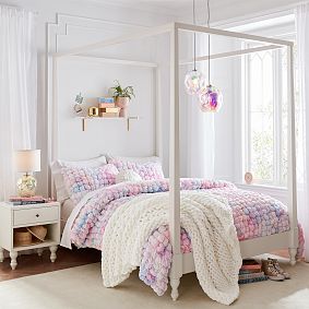 Tie-Dye Marshmallow Jersey Quilt