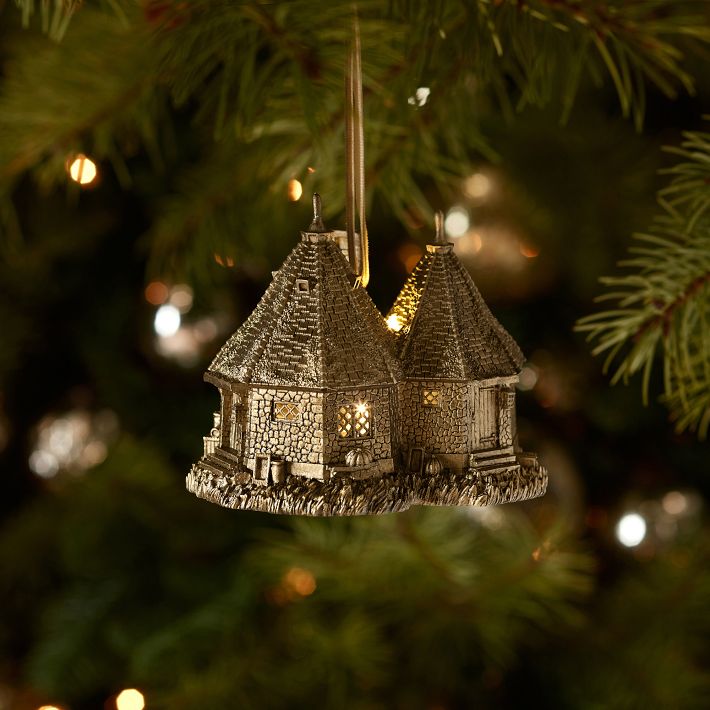 Harry Potter Light-Up Hagrid's Hut Ornament | Pottery Barn Teen