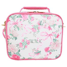 LoveShackFancy Pink Floral Ribbon Gear-Up  Cold Pack Lunch Box