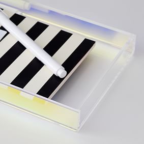 Acrylic Iridescent Desk Tray