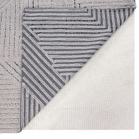 Maverick Geometric Washable Wool Rug, 5.5x8