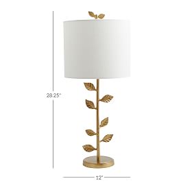 Brass Leaf Table Lamp