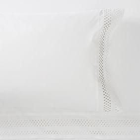 Diamond Eyelet Organic Sheet Set