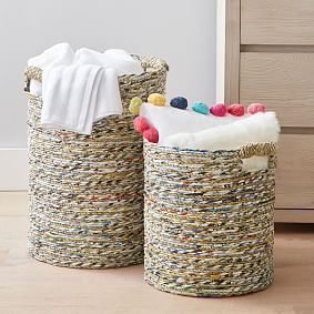 Recycled Paper Storage Bins