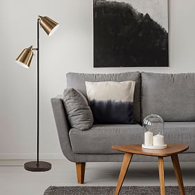 Dual Spotlight Floor Lamp