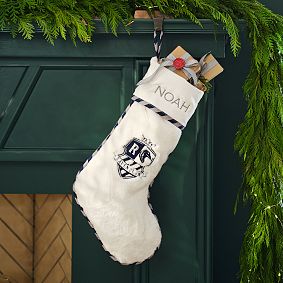 Harry Potter&#8482; Ivory Faux Fur Stocking