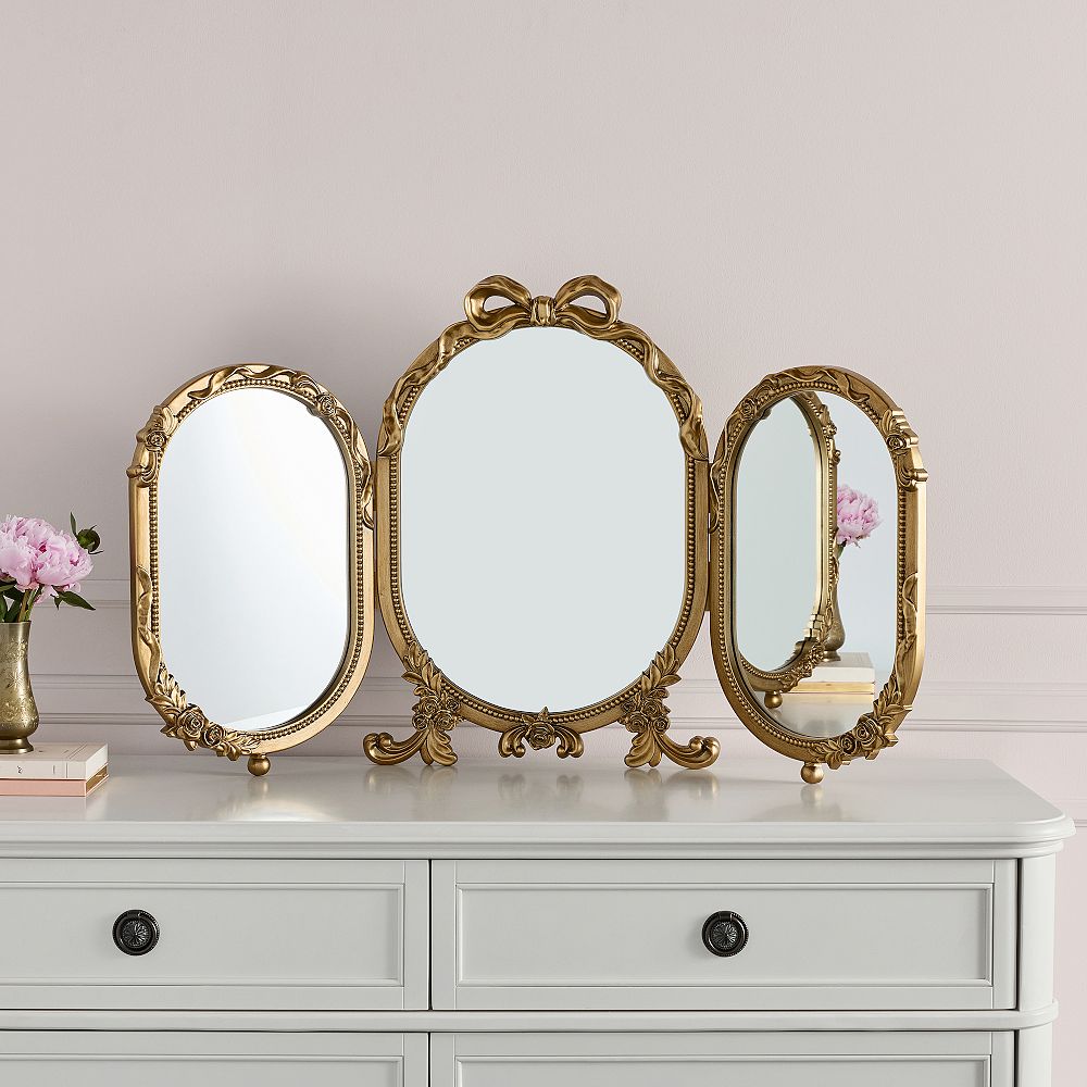 LoveShackFancy Trifold Vanity Mirror (43&quot;x24&quot;)