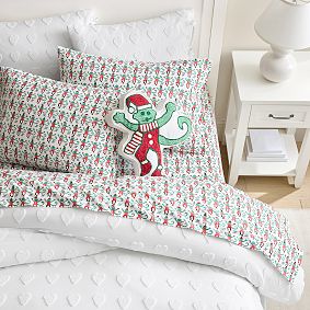 Roller Rabbit Monkeymas Pillow
