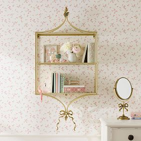 LoveShackFancy Bow Bookcase (25&quot;x51&quot;)