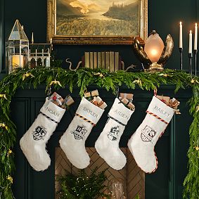 Harry Potter&#8482; Ivory Faux Fur Stocking