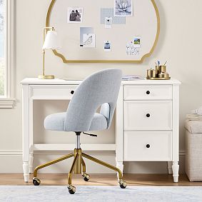 Evelyn Single Pedestal Storage Desk (47.5&quot;)