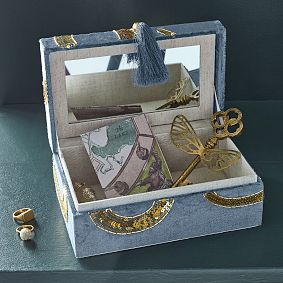 Harry Potter&#8482; Nagini&#8482; Beaded Velvet Jewelry Box